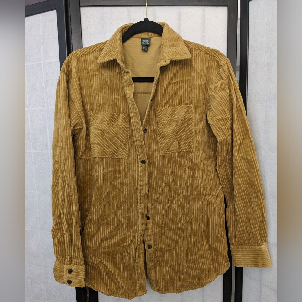Wild Fable Corduroy Long-Sleeve Button Up